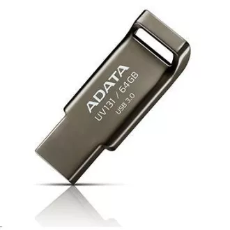 ADATA Flash disk 64 GB UV131, USB 3.1 DashDrive, kromovo siva