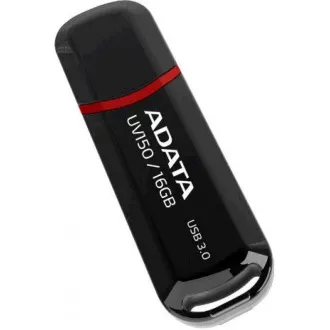 ADATA Flash disk 128 GB UV150, USB 3.1 Dash Drive (R:90/W:20 MB/s), črn