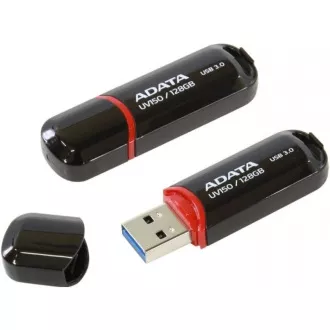 ADATA Flash disk 128 GB UV150, USB 3.1 Dash Drive (R:90/W:20 MB/s), črn