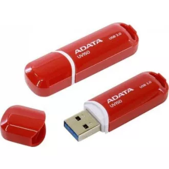 ADATA Flash disk 64GB UV150, USB 3.1 Dash Drive (R:90/W:20 MB/s), rdeča