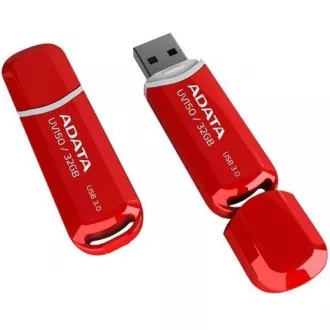 ADATA Flash disk 64GB UV150, USB 3.1 Dash Drive (R:90/W:20 MB/s), rdeča