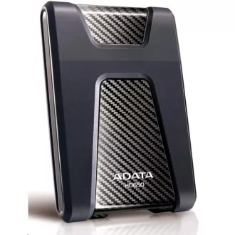 ADATA Zunanji trdi disk 4TB 2, 5" USB 3.1 DashDrive Durable HD650, črn (gumijast, odporen na udarce)