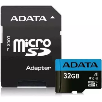 ADATA MicroSDHC kartica 32GB UHS-I Class 10, A1   SD adapter, Premier