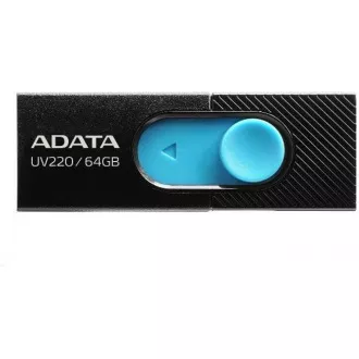 ADATA Flash disk 64 GB UV220, USB 2.0 Dash Drive, črna/modra