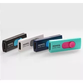 ADATA Flash disk 64 GB UV220, USB 2.0 Dash Drive, črna/modra