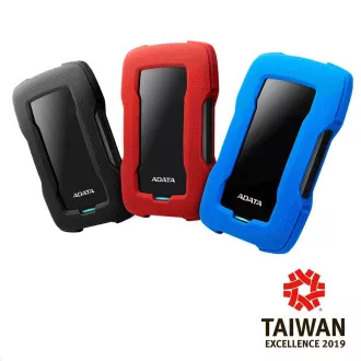 ADATA zunanji trdi disk 2TB 2, 5" USB 3.1 HD330, rdeča barvna škatla, rdeča (guma, odporna na udarce)