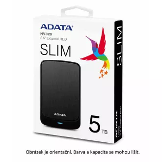 ADATA Zunanji trdi disk 2TB 2, 5" USB 3.1 AHV320, črn