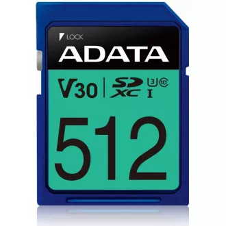 Kartica ADATA SDXC 512GB Premier Pro UHS-I U3 Class 10 (R:95/W:60 MB/s)