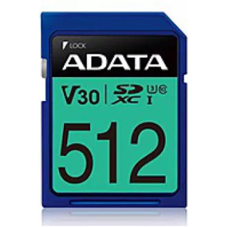 Kartica ADATA SDXC 512GB Premier Pro UHS-I U3 Class 10 (R:95/W:60 MB/s)