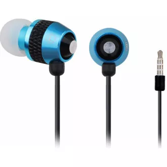 GEMBIRD slušalke z mikrofonom MHS-EP-002 za MP3, kovinske, modre