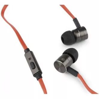 GEMBIRD slušalke z mikrofonom MHS-EP-001 za MP3, kovinske, črne GEMBIRD slušalke z mikrofonom MHS-EP-001 za MP3, kovinske, črne