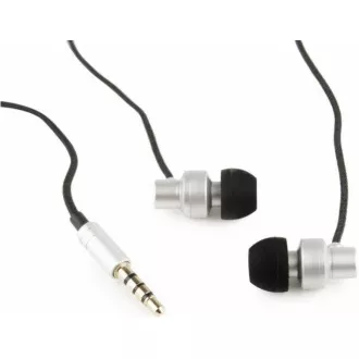 GEMBIRD slušalke z mikrofonom MHS-EP-CDG-B za MP3, kovinske, črne GEMBIRD slušalke z mikrofonom MHS-EP-CDG-B za MP3, kovinske, črne