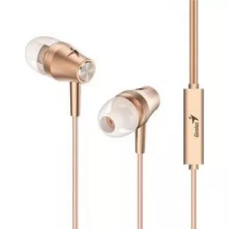 GENIUS slušalke z mikrofonom HS-M360, zlate