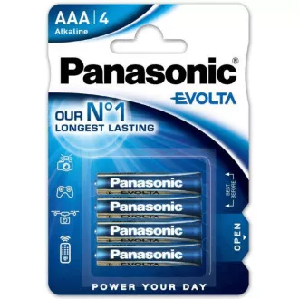 PANASONIC alkalne baterije EVOLTA Platinum LR03EGE/4BP AAA 1, 5V (Blistr 4ks)