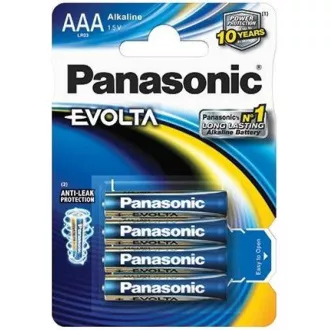 PANASONIC alkalne baterije EVOLTA Platinum LR03EGE/4BP AAA 1, 5V (Blistr 4ks)