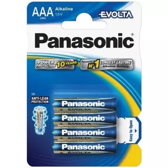 PANASONIC alkalne baterije EVOLTA Platinum LR03EGE/4BP AAA 1, 5V (Blistr 4ks)
