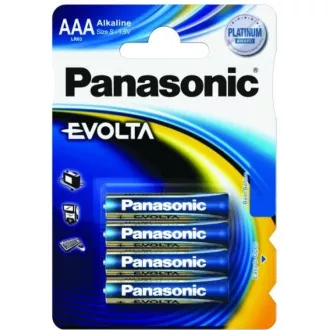 PANASONIC alkalne baterije EVOLTA Platinum LR03EGE/4BP AAA 1, 5V (Blistr 4ks)