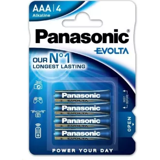 PANASONIC alkalne baterije EVOLTA Platinum LR03EGE/4BP AAA 1, 5V (Blistr 4ks)