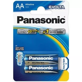 PANASONIC alkalne baterije EVOLTA Platinum LR6EGE/2BP AA 1, 5V (Blistr 2pcs)