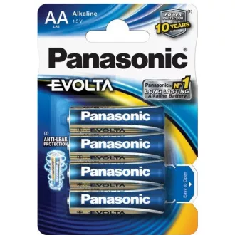 PANASONIC alkalne baterije EVOLTA Platinum LR6EGE/4BP AA 1, 5V (Blistr 4ks)