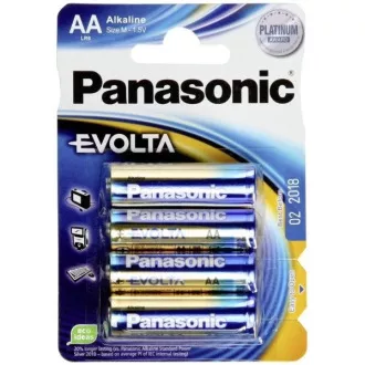 PANASONIC alkalne baterije EVOLTA Platinum LR6EGE/4BP AA 1, 5V (Blistr 4ks)