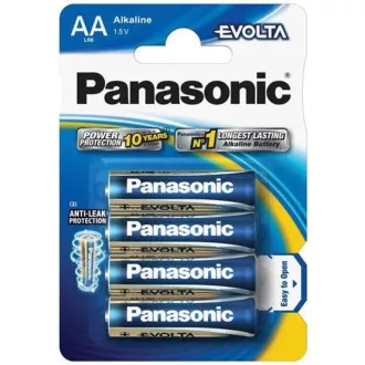 PANASONIC alkalne baterije EVOLTA Platinum LR6EGE/4BP AA 1, 5V (Blistr 4ks)