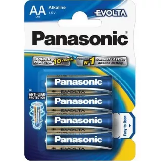 PANASONIC alkalne baterije EVOLTA Platinum LR6EGE/4BP AA 1, 5V (Blistr 4ks)