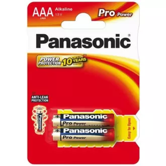 PANASONIC Pro Power alkalne baterije LR03PPG/2BP AAA 1, 5V (Blistr 2pcs)