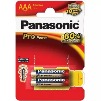 PANASONIC Pro Power alkalne baterije LR03PPG/2BP AAA 1, 5V (Blistr 2pcs)