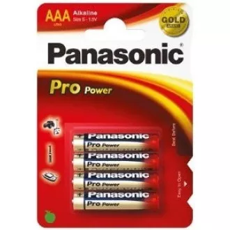 PANASONIC Pro Power alkalne baterije LR03PPG/4BP AAA 1, 5V (Blistr 4pcs)