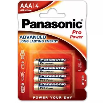 PANASONIC Pro Power alkalne baterije LR03PPG/4BP AAA 1, 5V (Blistr 4pcs)