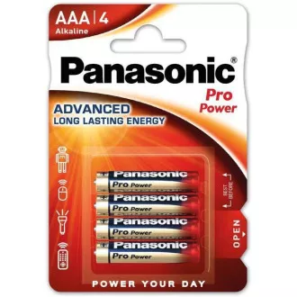PANASONIC Pro Power alkalne baterije LR03PPG/4BP AAA 1, 5V (Blistr 4pcs)