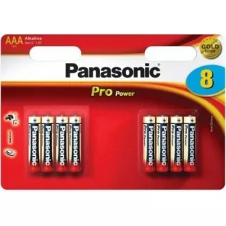 PANASONIC alkalne baterije - Pro Power AAA 4 4F 1, 5V paket - 8 kosov