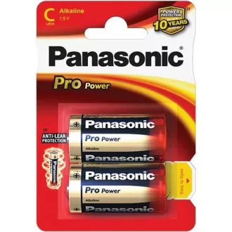PANASONIC Pro Power alkalne baterije LR14PPG/2BP C 1, 5V (Blistr 2pcs) PANASONIC Pro Power alkalne baterije LR14PPG/2BP C 1, 5V (Blistr 2pcs)