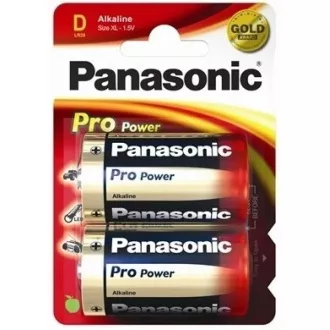 PANASONIC Pro Power alkalne baterije LR20PPG/2BP D 1, 5V (Blistr 2pcs)