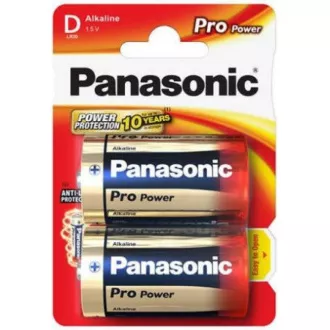 PANASONIC Pro Power alkalne baterije LR20PPG/2BP D 1, 5V (Blistr 2pcs)