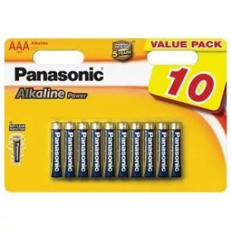 PANASONIC Alkaline Power baterije Alkaline Power LR03APB/10BW AAA 1, 5V (Blistr 10pcs)
