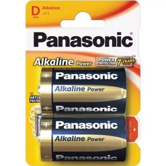 PANASONIC Alkaline Power baterije Alkaline Power LR20APB/2BP D 1, 5V (Blistr 2pcs)