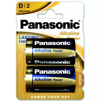 PANASONIC Alkaline Power baterije Alkaline Power LR20APB/2BP D 1, 5V (Blistr 2pcs)