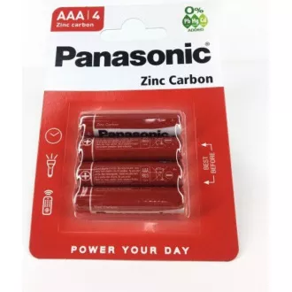 PANASONIC rdeče baterije R03RZ/4BP EU AAA 1, 5V (Blistr 4pcs)