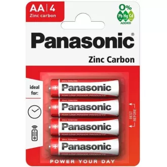 PANASONIC Rdeče baterije R6RZ/4BP EU AA 1, 5V (Blistr 4pcs)