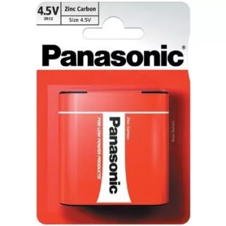 PANASONIC rdeče cinkove baterije 3R12RZ/1BP Flat 4, 5V (Blistr 1pc)