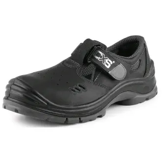 Obutev sandal CXS SAFETY STEEL IRON S1, črna, velikost 43