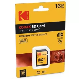 Kodakova pomnilniška kartica SD 16 GB UHS-I U1 V10 Premium
