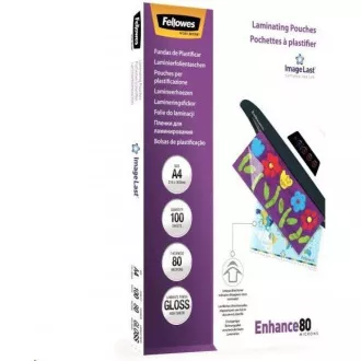 Fellowes A4, 80 mic ImageLast laminirna folija, pakiranje po 100 kosov