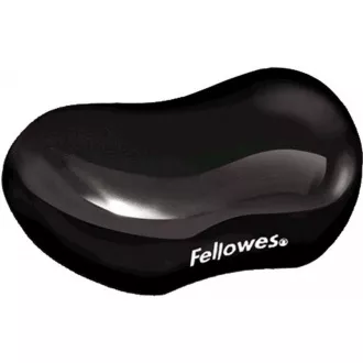 Podloga za zapestje Fellowes CRYSTAL gel črna