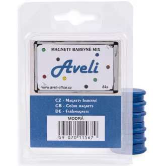 Komplet magnetov AVELI, modra Komplet magnetov AVELI, modra