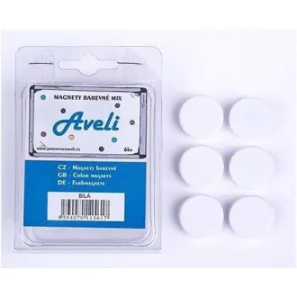 Komplet magnetov AVELI, bela Komplet magnetov AVELI, bela