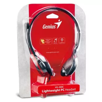 GENIUS slušalke z mikrofonom HS-200C