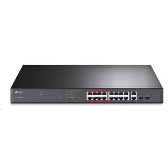 TP-Link CCTV stikalo TL-SL1218MP (16x100Mbps, 2xGbE/2xSFP combo uplink, 16xPoE , 250W)
